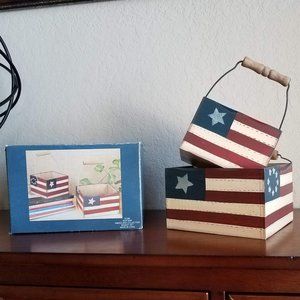 Vintage Americana Collection wood boxes